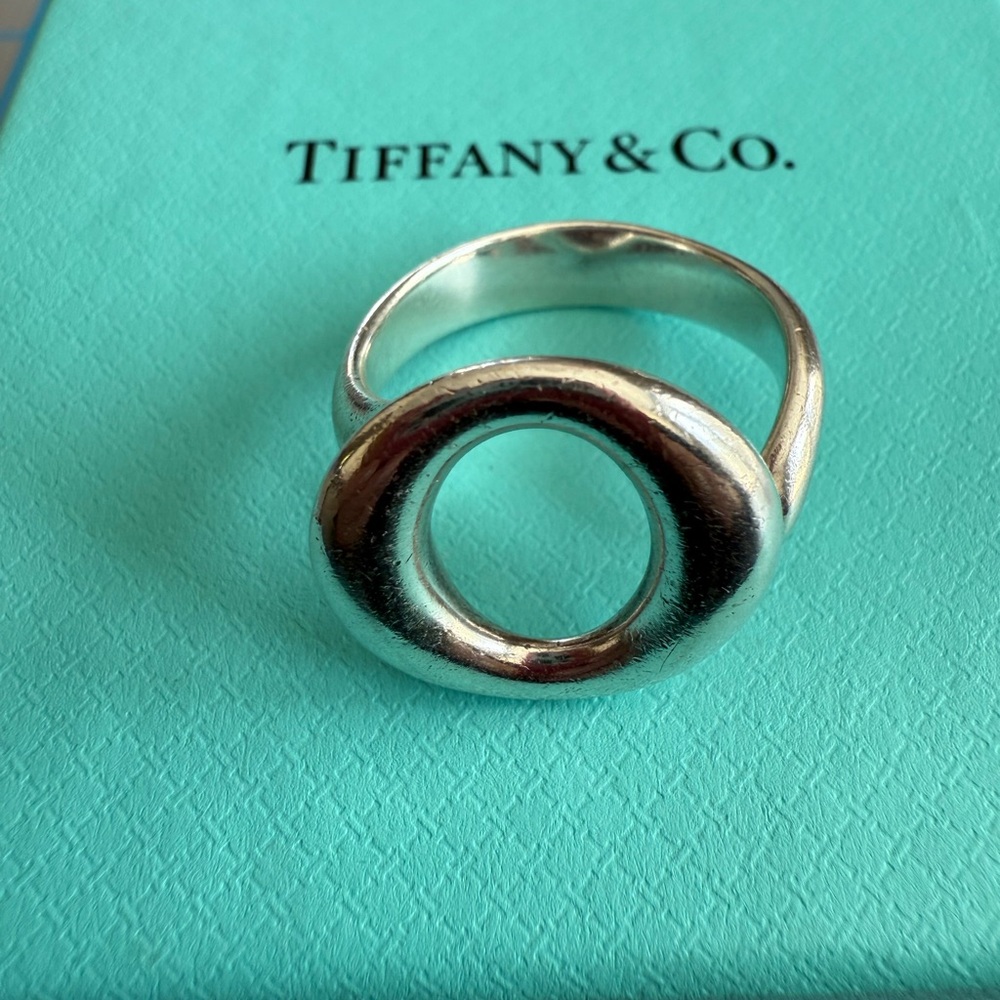 Tiffany & Co. Elsa Peretti Sevillana Ring O Ring Size 9 - 9.5